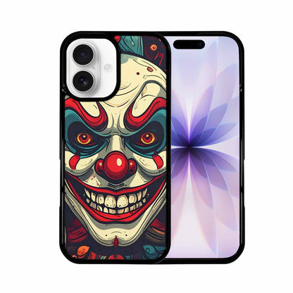 iPhone 17 Case — Evil Circus Heads Faces Cartoon Cute, Original Design Phone Case