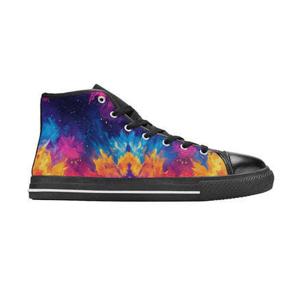 MEN'S Tie Dye Galaxy High Top Canvas Dreamcore Sneakers