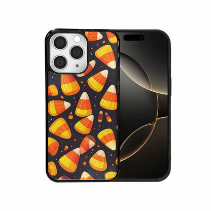 iPhone 15 Pro Max Case — Halloween Candy Corn, Custom Designed Case Cover