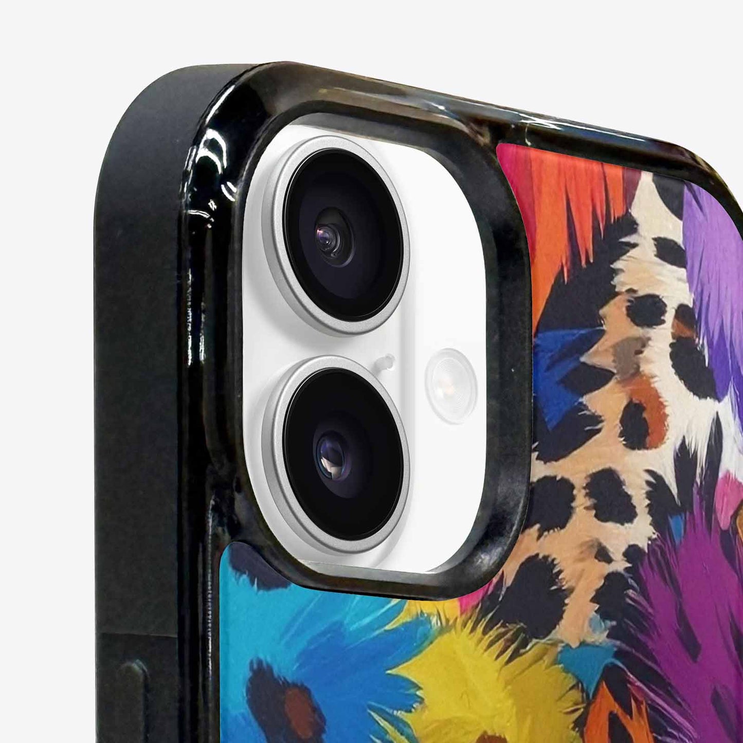 iPhone 16 Plus Case — Full Color Vibrantanimal Print A, Original Design Phone Case