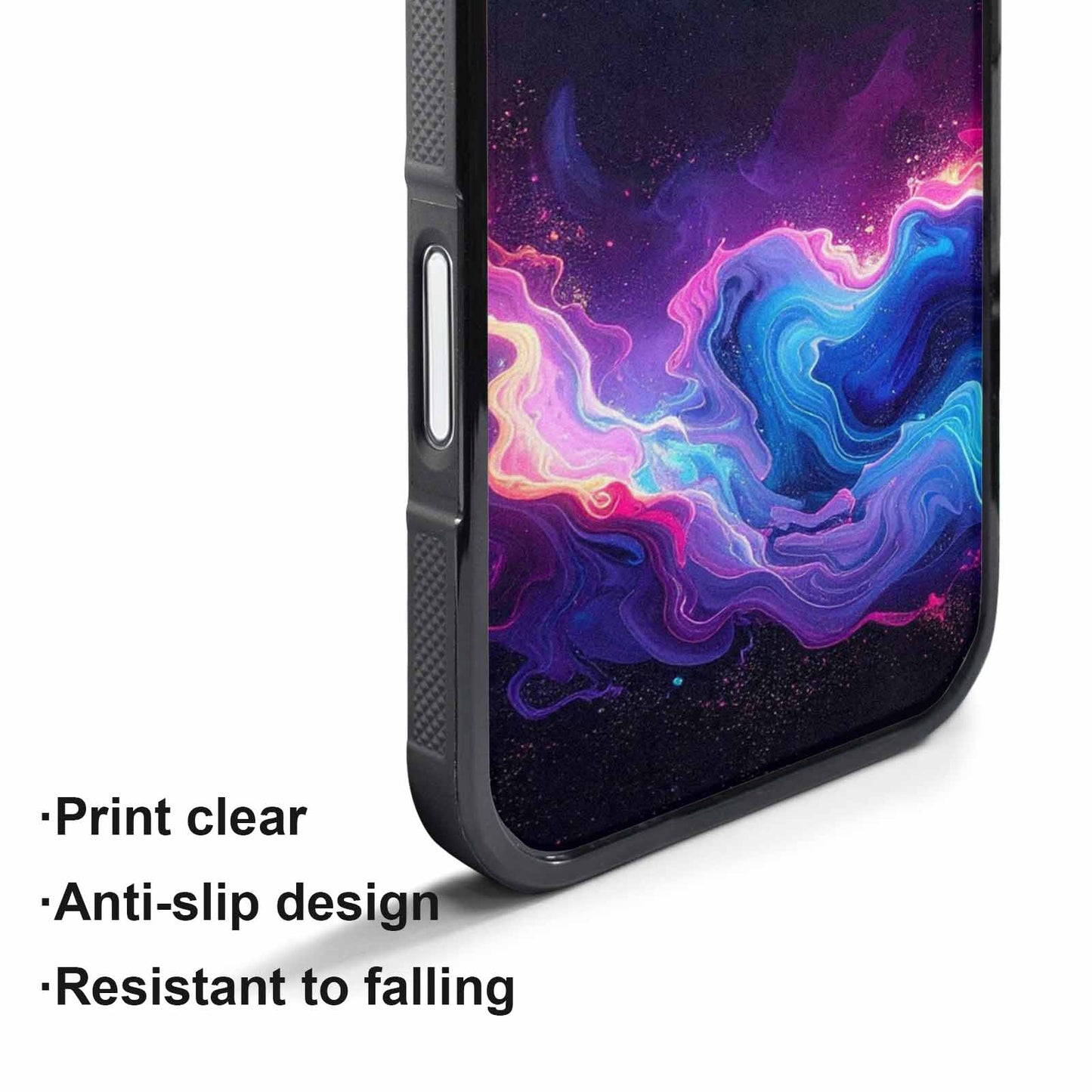 iPhone 17 Pro Max Case — Seamless Repeating Pattern Of Galaxy Space, Personalized Phone Case
