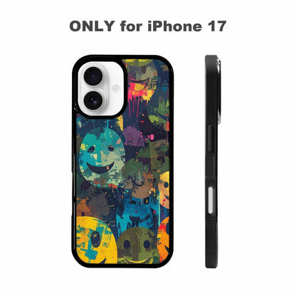 iPhone 17 Case — Smiley Faces Camosmiley Faces Camo, Personalized Phone Case
