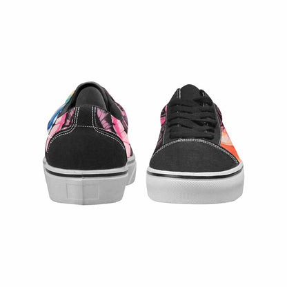 WOMEN'S Tie Lace-Up Canvas Neon Fantasy Custom Shoes