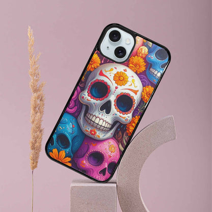 iPhone 15 Plus Case — Sugar Skullsmelting Sugar Skulls Cpn, Custom Made Phone Cover