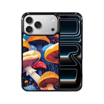 iPhone 17 Pro Max Case — Vivid Winter Mushroom Cartoon Cute, Unique Phone Case Design