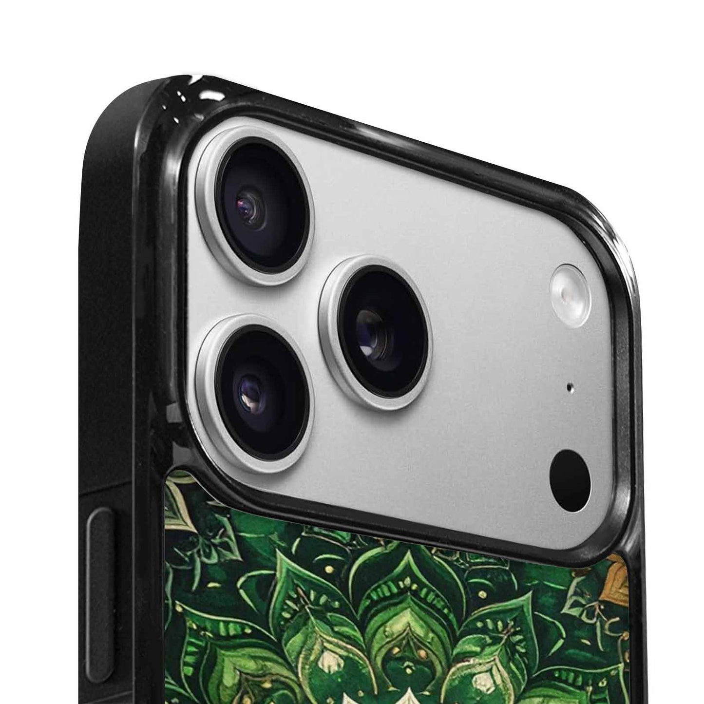 iPhone 17 Pro Case — Small Mandala Pattern Randomly Varying Floral, Custom Printed Phone Case
