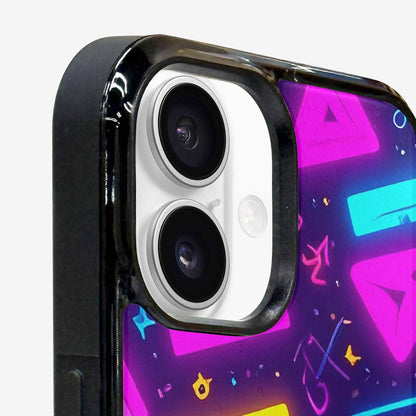 iPhone 16 Case — 80s Retro Motif 80s Retro Motifs, Custom Art Phone Cover