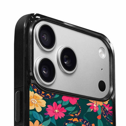 iPhone 17 Pro Case — Snakes Print Floral Seamless Pattern Floral, Custom Made Phone Cover