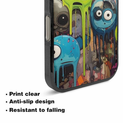 iPhone 16 Pro Max Case — Aliens Camomelting Aliens Patt Fgd, Customized Protective Case