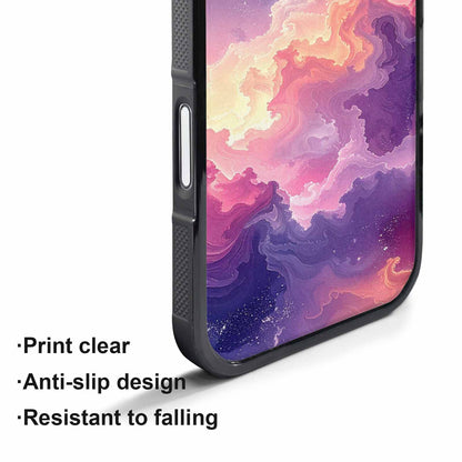 iPhone 17 Air Case — Seamless Tileable Pattern Of Overlapping Galaxy, Custom Designed Case Cover