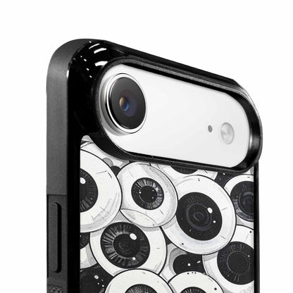 iPhone 17 Air Case — Googly Cartoon Eyeballs Cartoon Cute, Custom Made Phone Cover