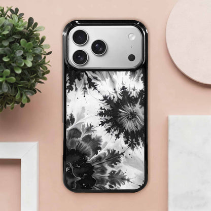 iPhone 17 Pro Max Case — Tie Dye Acid Wash Black Tie, Custom Made Phone Cover