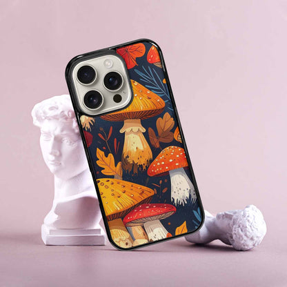 iPhone 16 Pro Case — Bold Autumn Mushroom Bold Autumn Mushroom, Original Design Phone Case