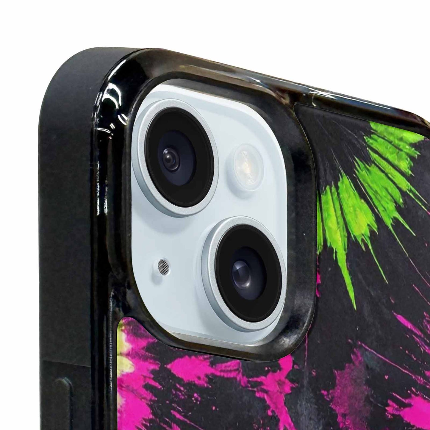 iPhone 15 Plus Case — Acid Wash Tie Dye Neon, Original Design Phone Case