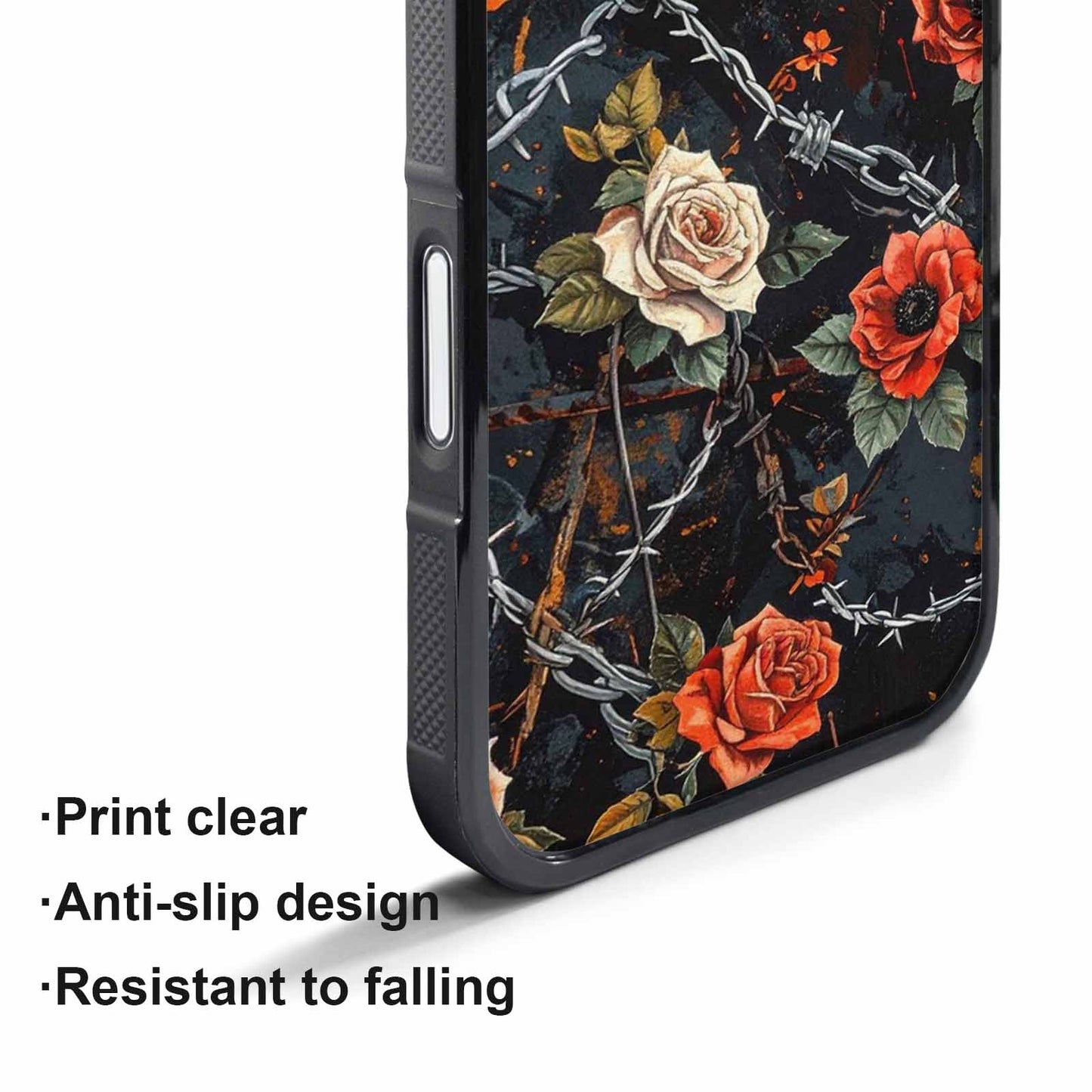 iPhone 17 Pro Case — Small Barbed Wire And Chain Original, Original Design Phone Case