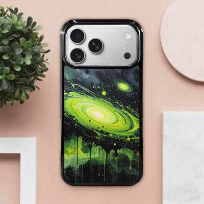 iPhone 17 Pro Max Case — Seamless Repeating Pattern Of Galaxy Space, Original Design Phone Case