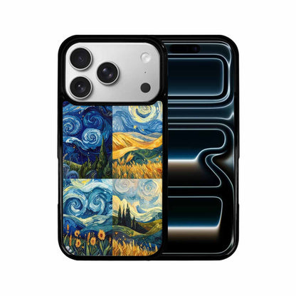 iPhone 17 Pro Case — Small Van Gogh Style Swirl Galaxy, Custom Print Case Cover