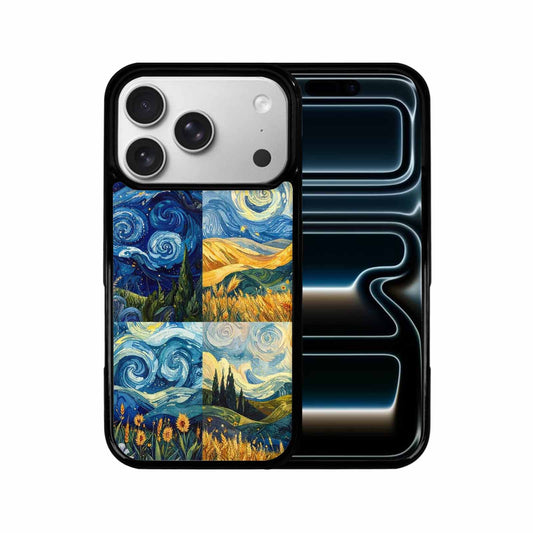 iPhone 17 Pro Case — Van Gogh Style Swirl Galaxy, Custom Print Case Cover