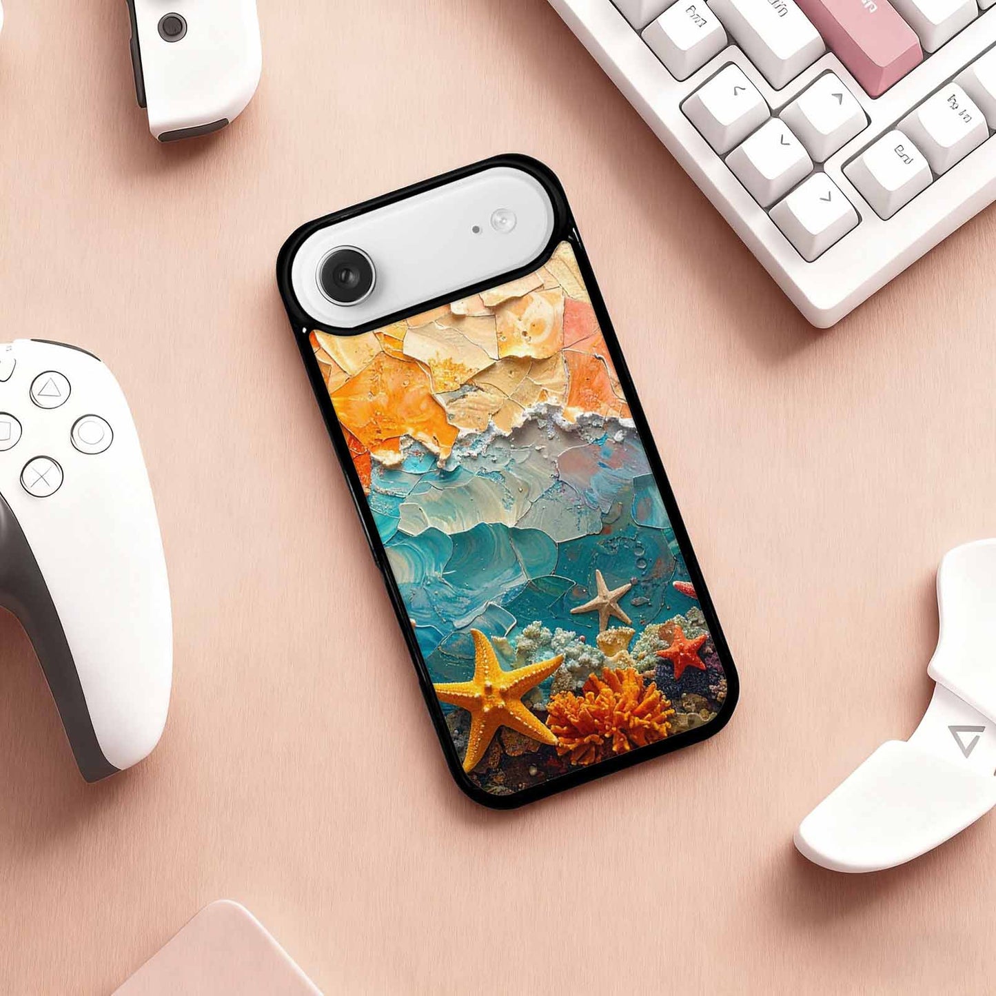 iPhone 17 Air Case — Starfish Cluster Starfish Cluster Pattern Galaxy, Personalized Phone Case