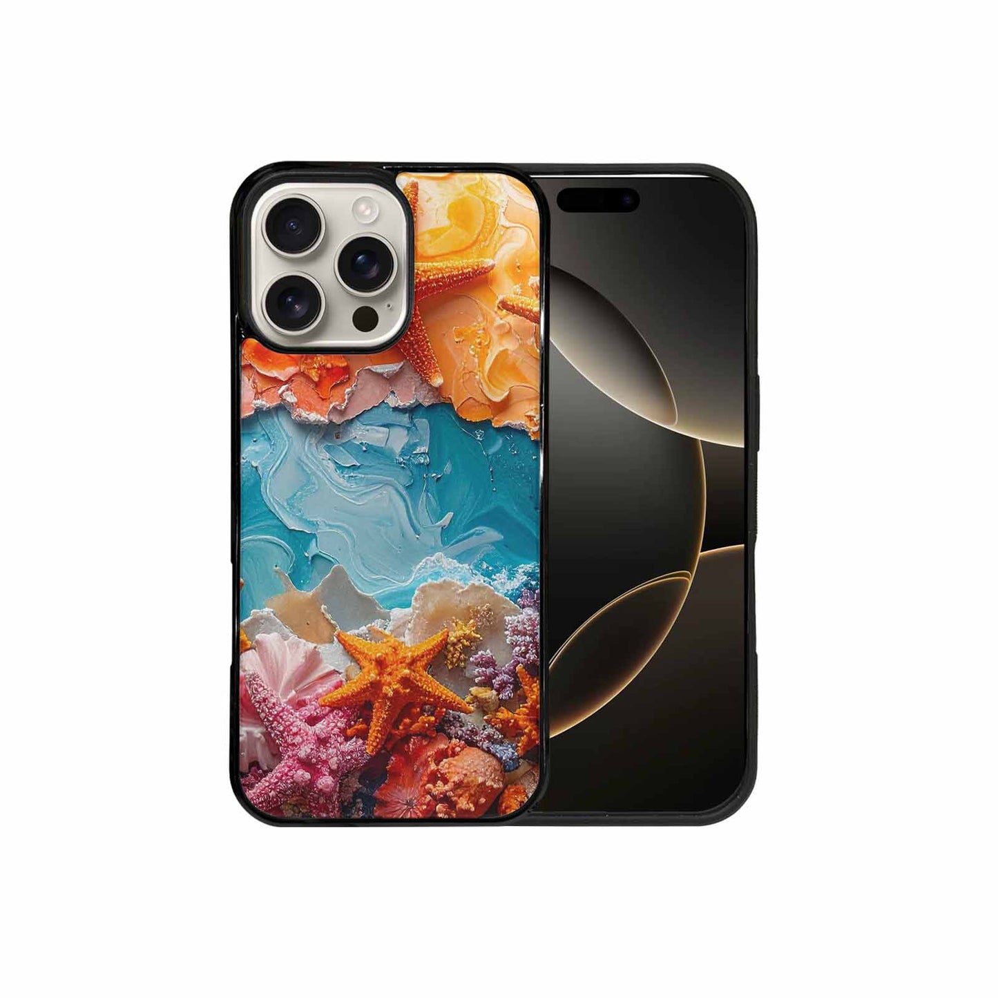 iPhone 16 Pro Max Case — Starfish Cluster Starfish Cluster Pattern Hundreds, Custom Printed Phone Case