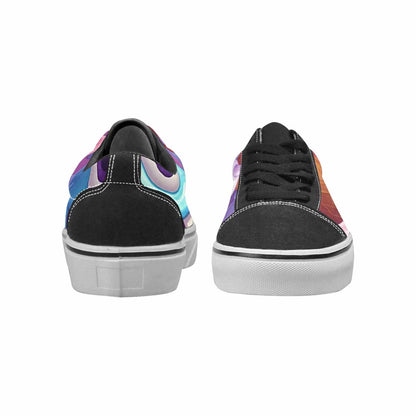 WOMEN'S Melting Icecream Cone Monster Canvas Lace-Up Vivid Shoes