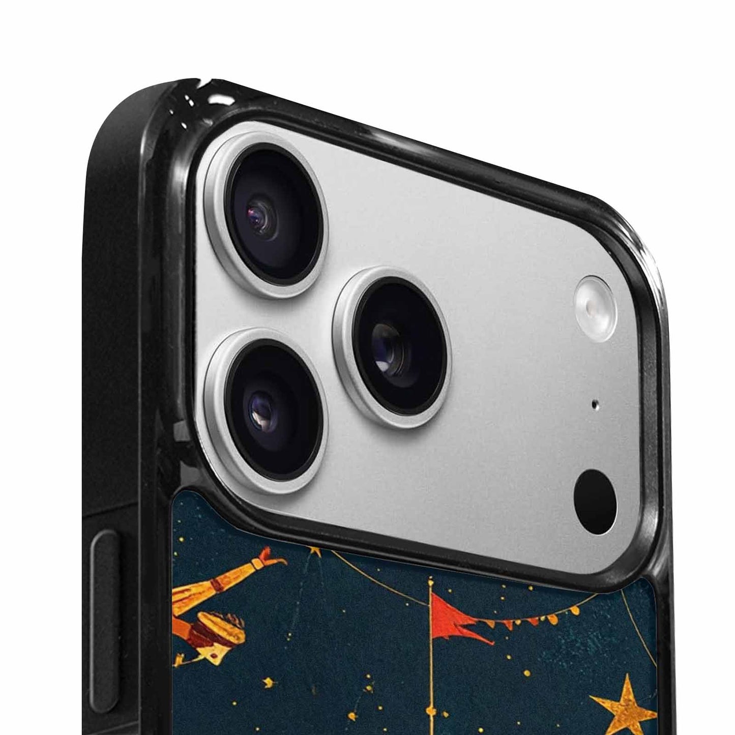 iPhone 17 Pro Max Case — Vintage Circus Art Pattern Retro Vintage, Custom Printed Phone Case