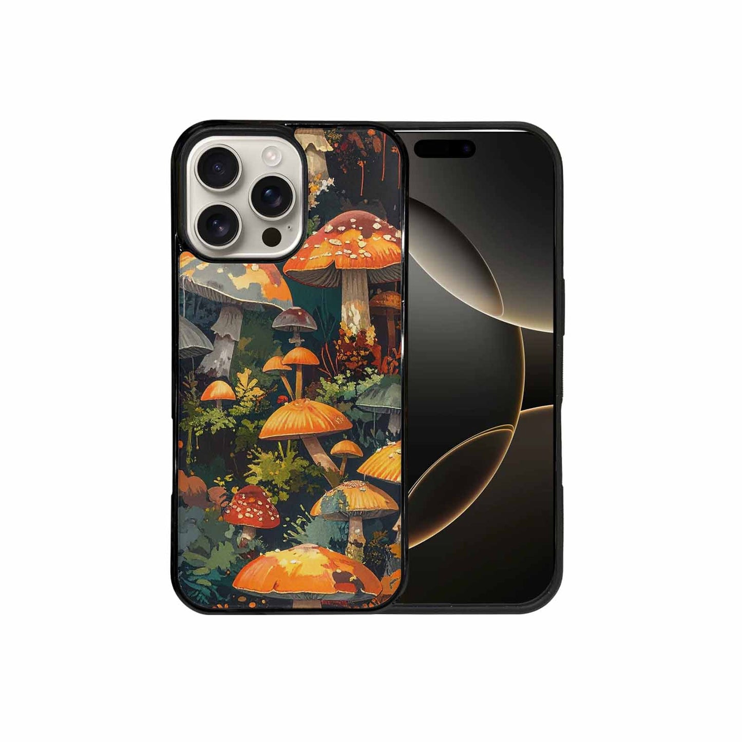 iPhone 16 Pro Max Case — Mushrooms Camomushrooms Patter, Custom Art Phone Cover