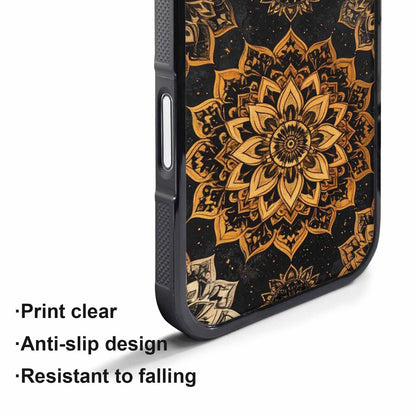iPhone 17 Pro Case — Small Mandala Pattern Randomly Varying Floral, Custom Phone Case