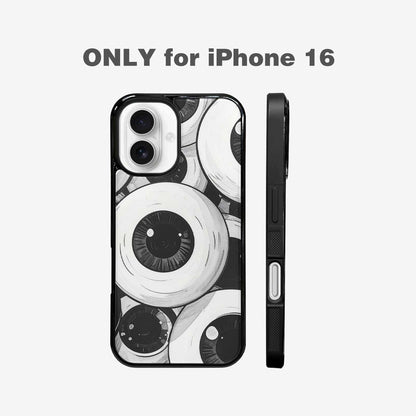 iPhone 16 Case — Googly Cartoon Eyeballs, Customized Protective Case
