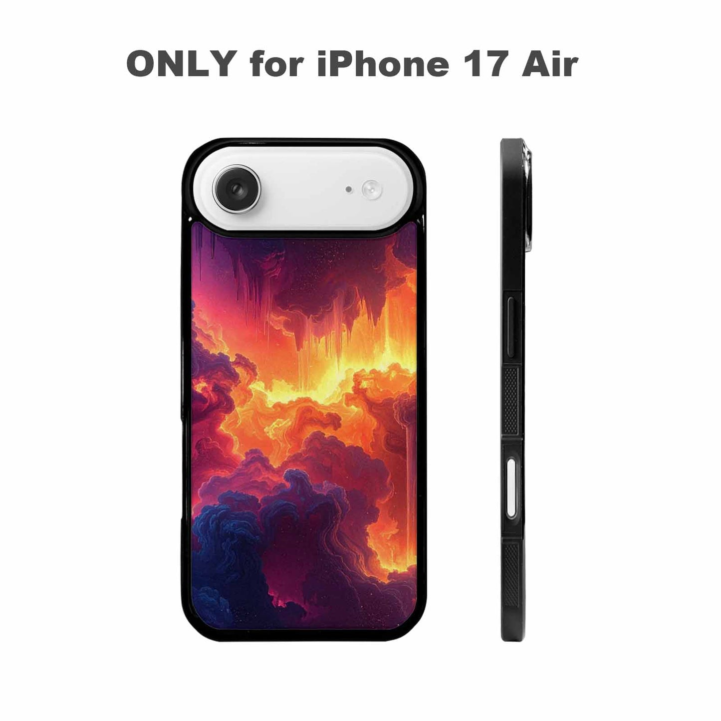 iPhone 17 Air Case — Seamless Tileable Pattern Of Overlapping Galaxy, Unique Phone Case Design