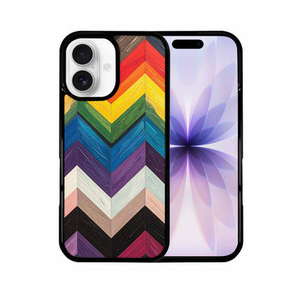 iPhone 17 Case — Progress Pride Flag Color Original Art, Customized Protective Case