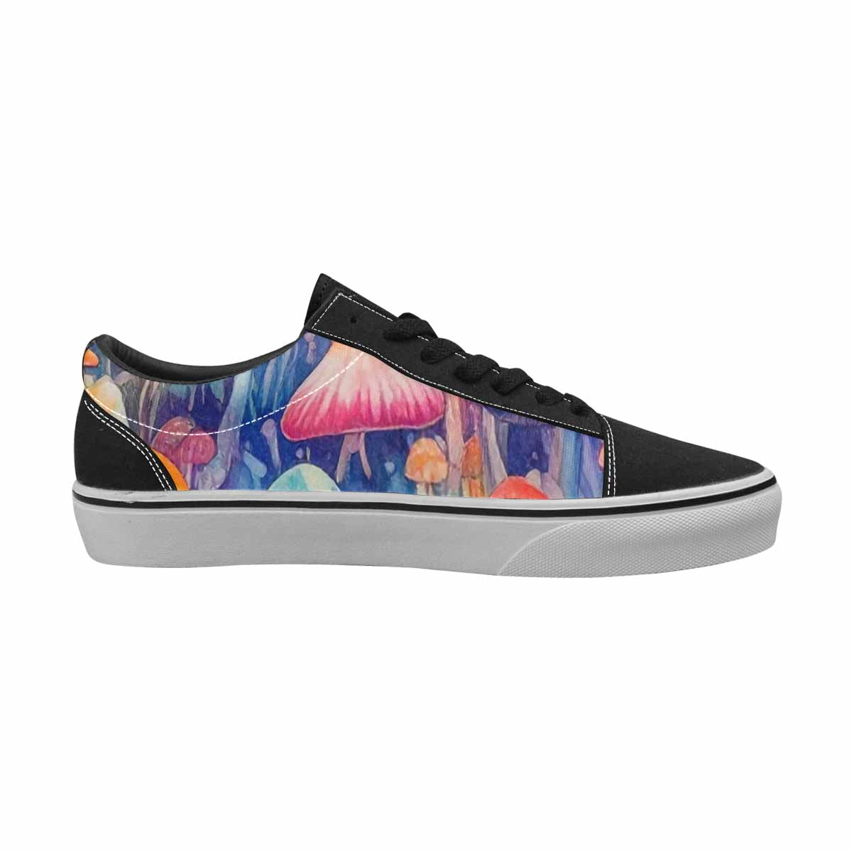 WOMEN'S Mushrooms  Tie Dye Lace-Up Canvas Dreamcore Shoes