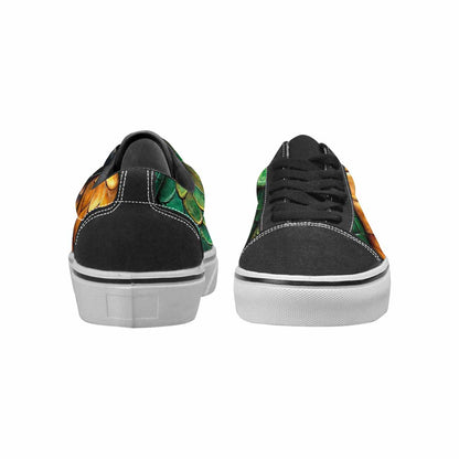 MEN'S Snake Skin Reptile Canvas Lace-Up Surreal Custom Sneakers