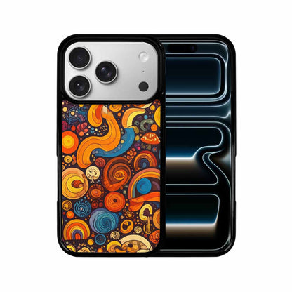 iPhone 17 Pro Case — Small Groovy Peace Sign Swirl Original, Custom Made Phone Cover