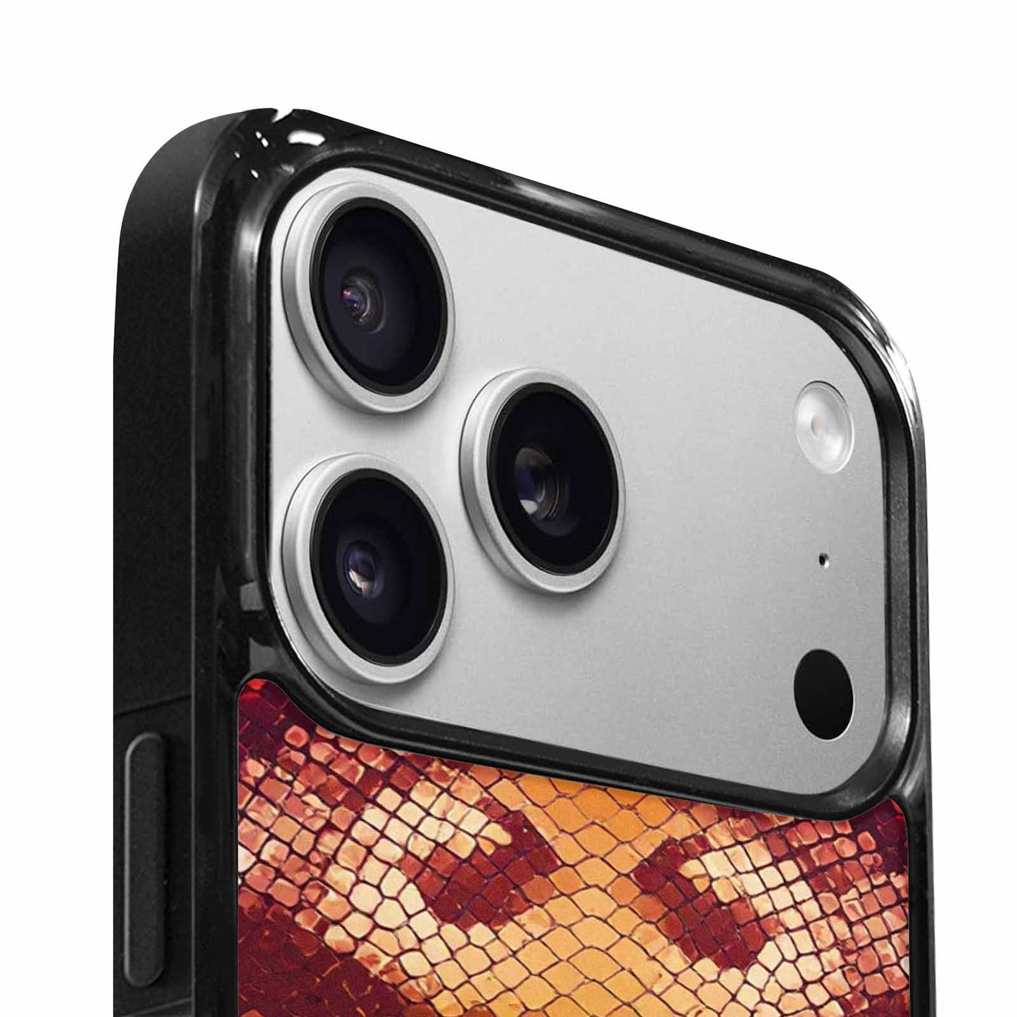 iPhone 17 Pro Max Case — Snake Print Dark Seamless Animal Print, Custom Designed Case Cover