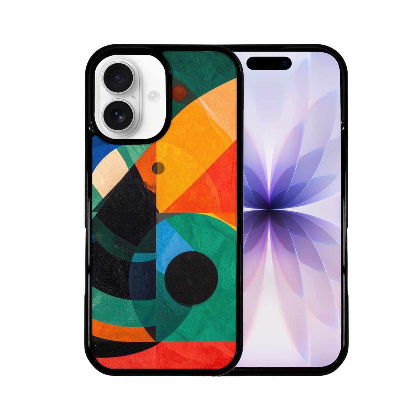 iPhone 17 Case — Memphis Art Pattern Retro Vintage, Custom Printed Phone Case