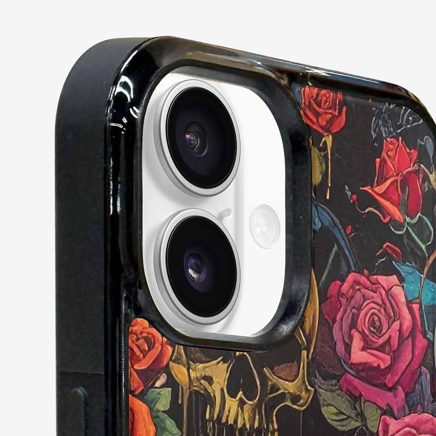 iPhone 16 Case — Skulls And Rosesmelting Skulls A Dsq, Unique Phone Case Design