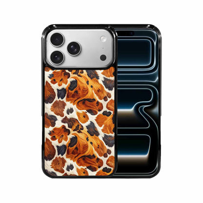 iPhone 17 Pro Max Case — Small Cow Animal Print Animal Print, Customized Protective Case