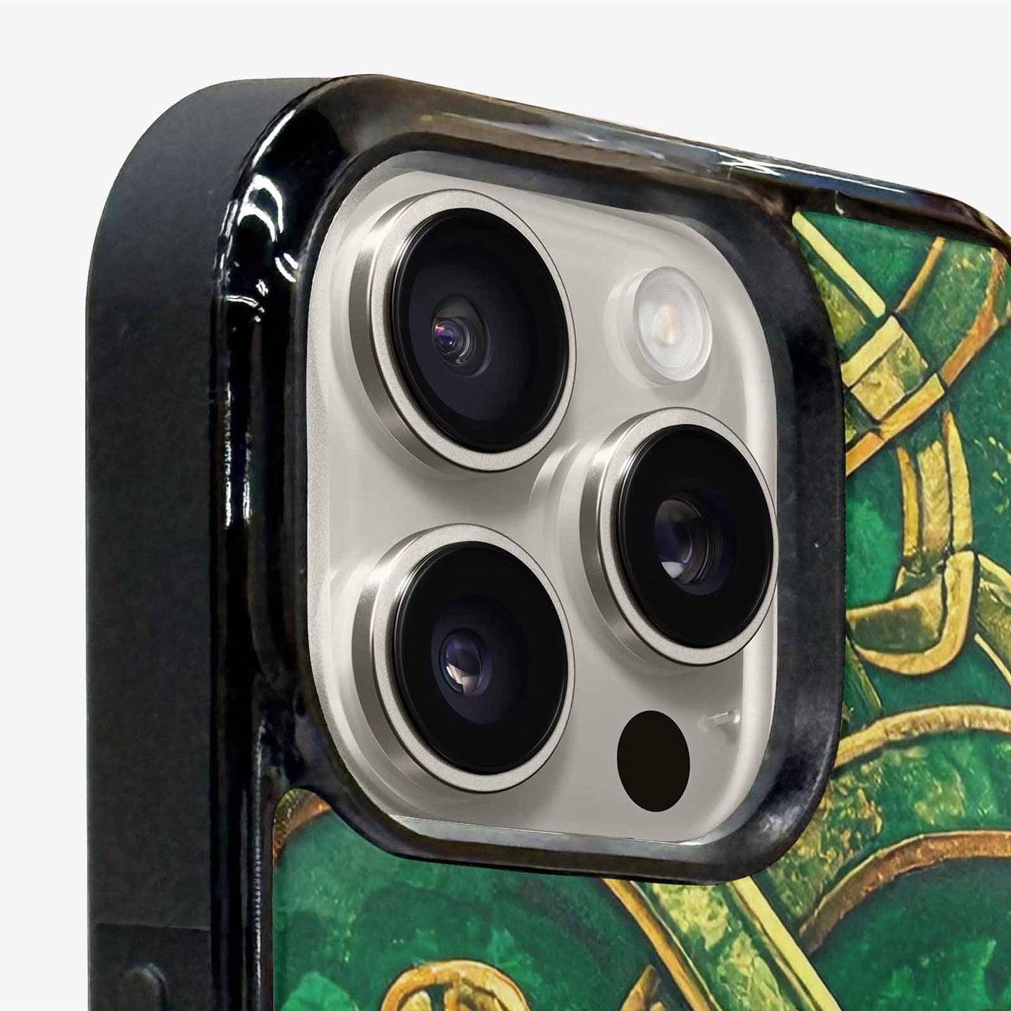 iPhone 16 Pro Max Case — Irish Celtic Knot Pattern Shamrocks Seamless, Custom Made Phone Cover