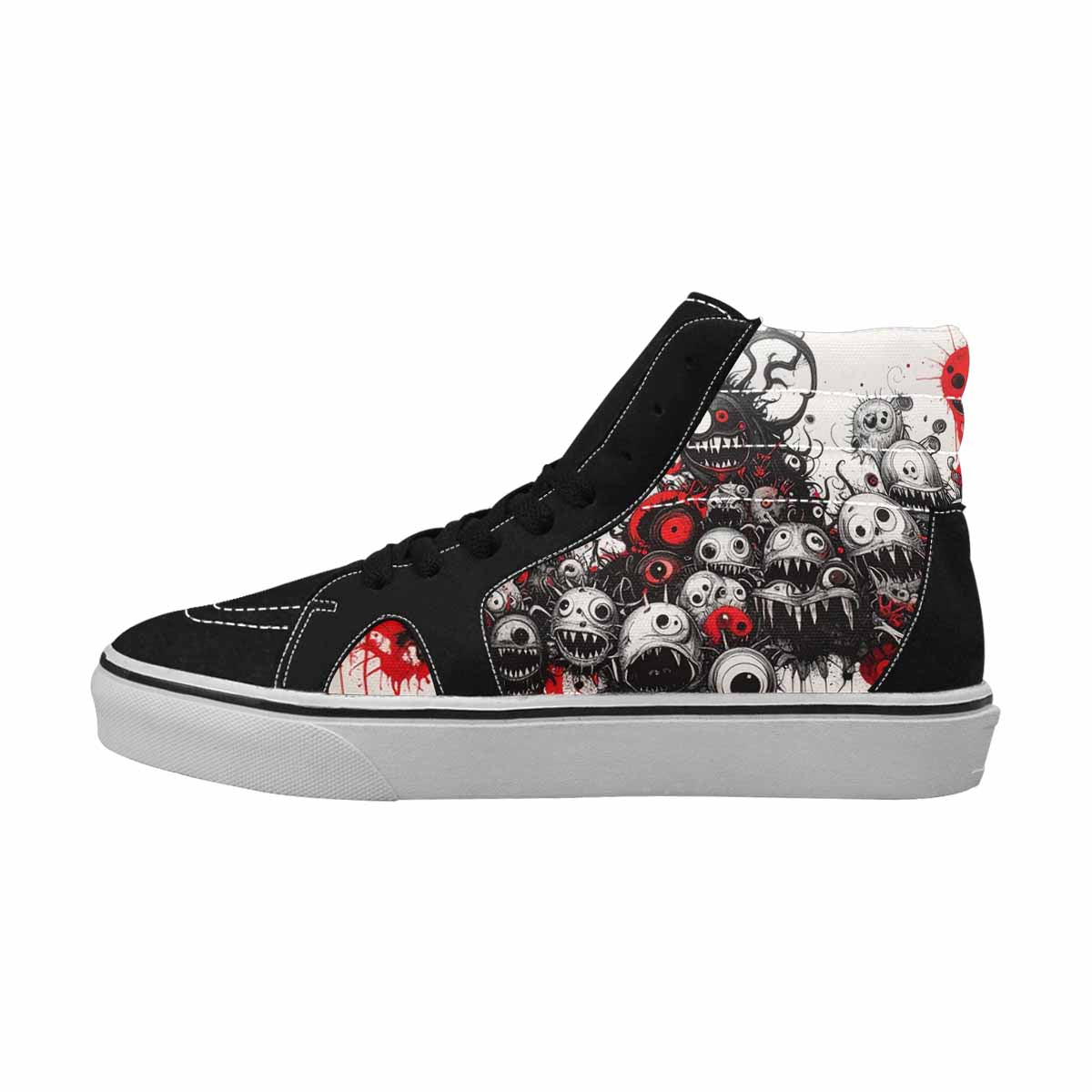 MEN'S Multi High Top Canvas Kaleidoscope Custom Sneakers