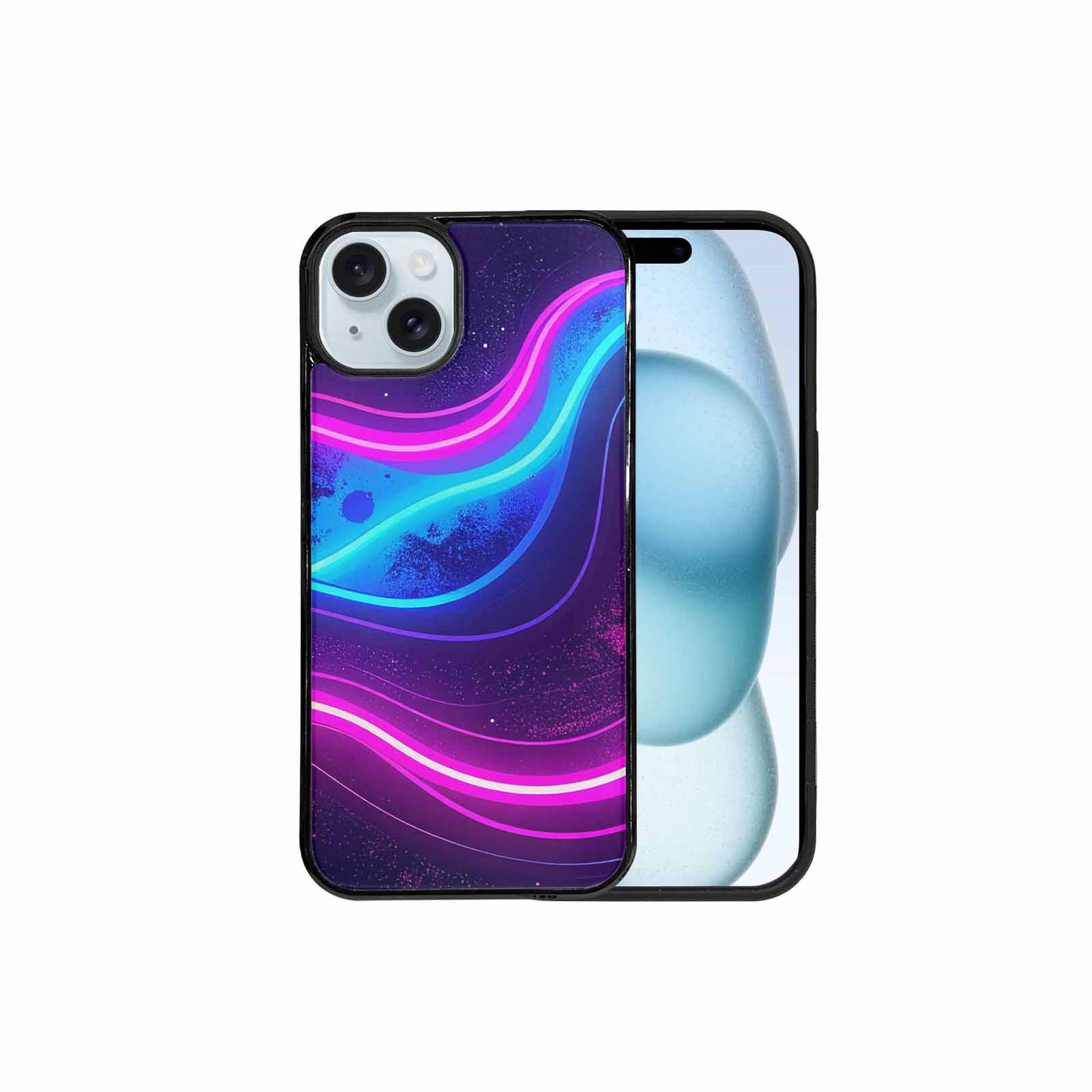 iPhone 15 Plus Case — 80s Neon Cartoon Custom, Customized Protective Case