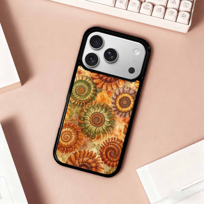 iPhone 17 Pro Case — Tie Dye Earth Tones Blended Tie, Customized Protective Case