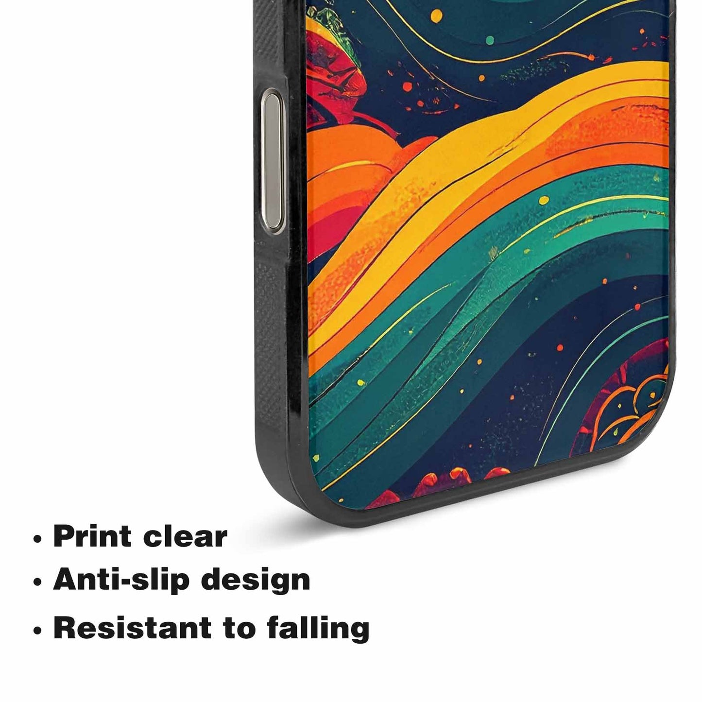 iPhone 16 Pro Max Case — Hippie Serpent Pulse, Custom Art Phone Cover