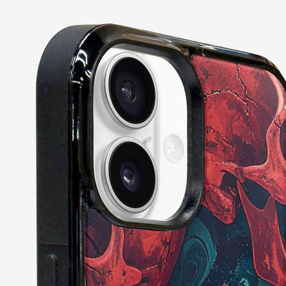 iPhone 16 Case — Marble Skull Custom, Custom Designed Case Cover