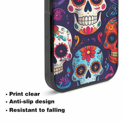 iPhone 15 Plus Case — Day Dead Sugar Skull Art 100s, Custom Print Case Cover