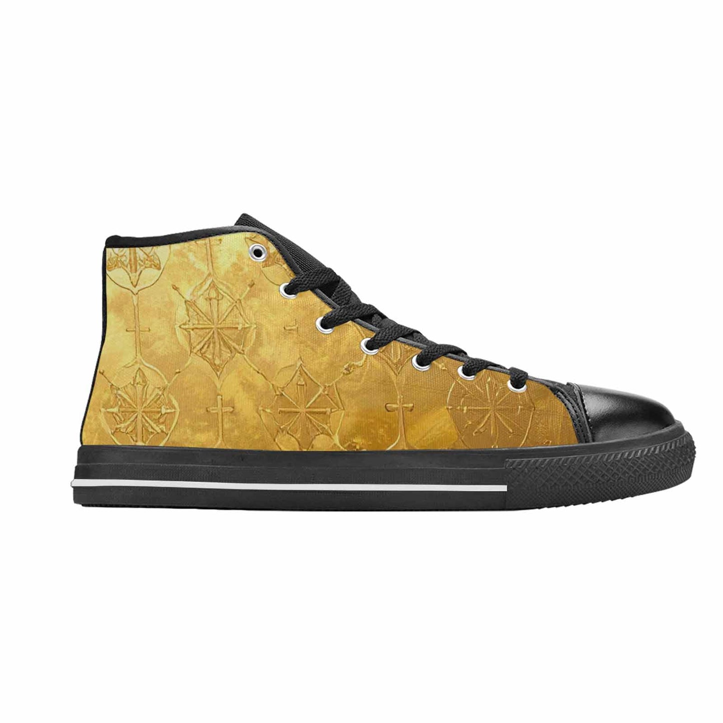 WOMEN'S Cross Faith Iconography High Top Canvas Aesthetic Custom Sneakers