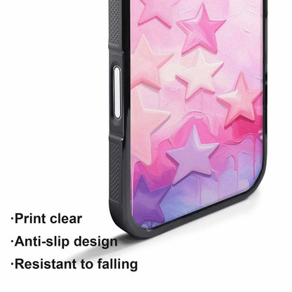 iPhone 17 Pro Max Case — Seamless Repeating Pattern Of Galaxy Space, Custom Art Phone Cover