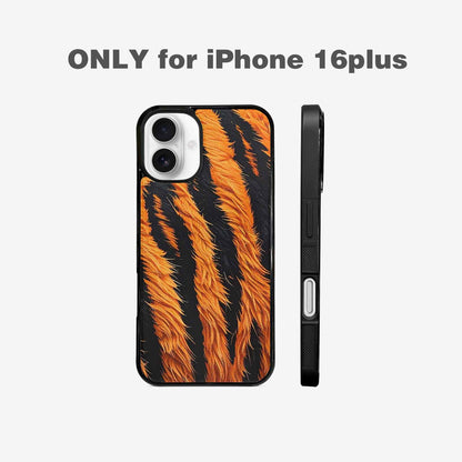 iPhone 16 Plus Case — Bold Tiger Stripe, Custom Designed Case Cover