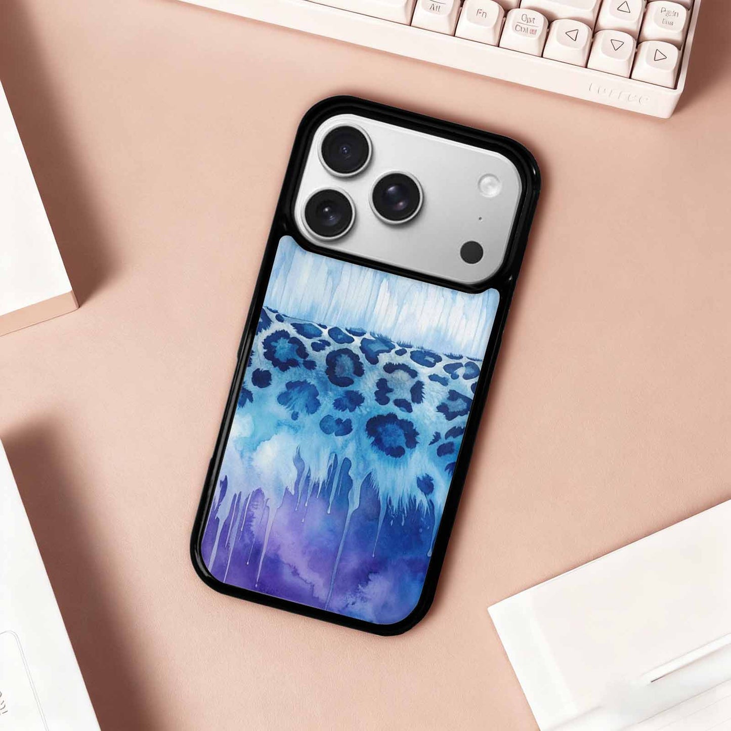 iPhone 17 Pro Case — Seamless Tileable Pattern Of Overlapping Animal, Custom Print Case Cover