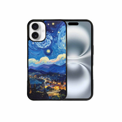iPhone 16 Plus Case — Starry Night Van Gogh Paint Art, Customized Protective Case
